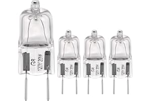BOGAO Light Bulb for GE Microwave Oven Halogen Light Bulb Fits for GE Samsung Kenmore Elite Maytag Over The Stove Range Microwave, Night Light/Stove Light Bulb for GE Microwave, Replaces WB25X10019, 4Pack