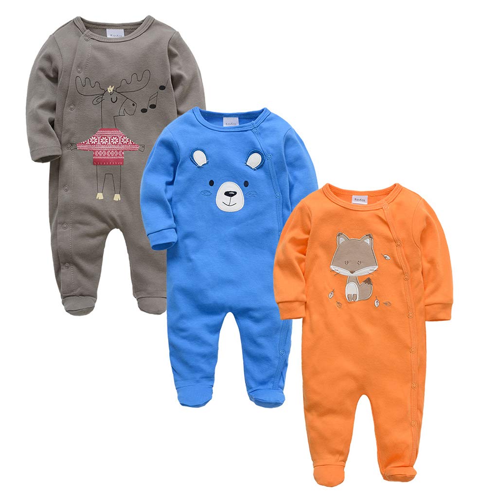3 pack sleepsuits