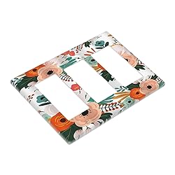Sghxwp Rustic Floral Boho Colorful Flower 3 Gang