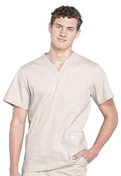 Cherokee Men's V-Neck Top Traditional fit with 4