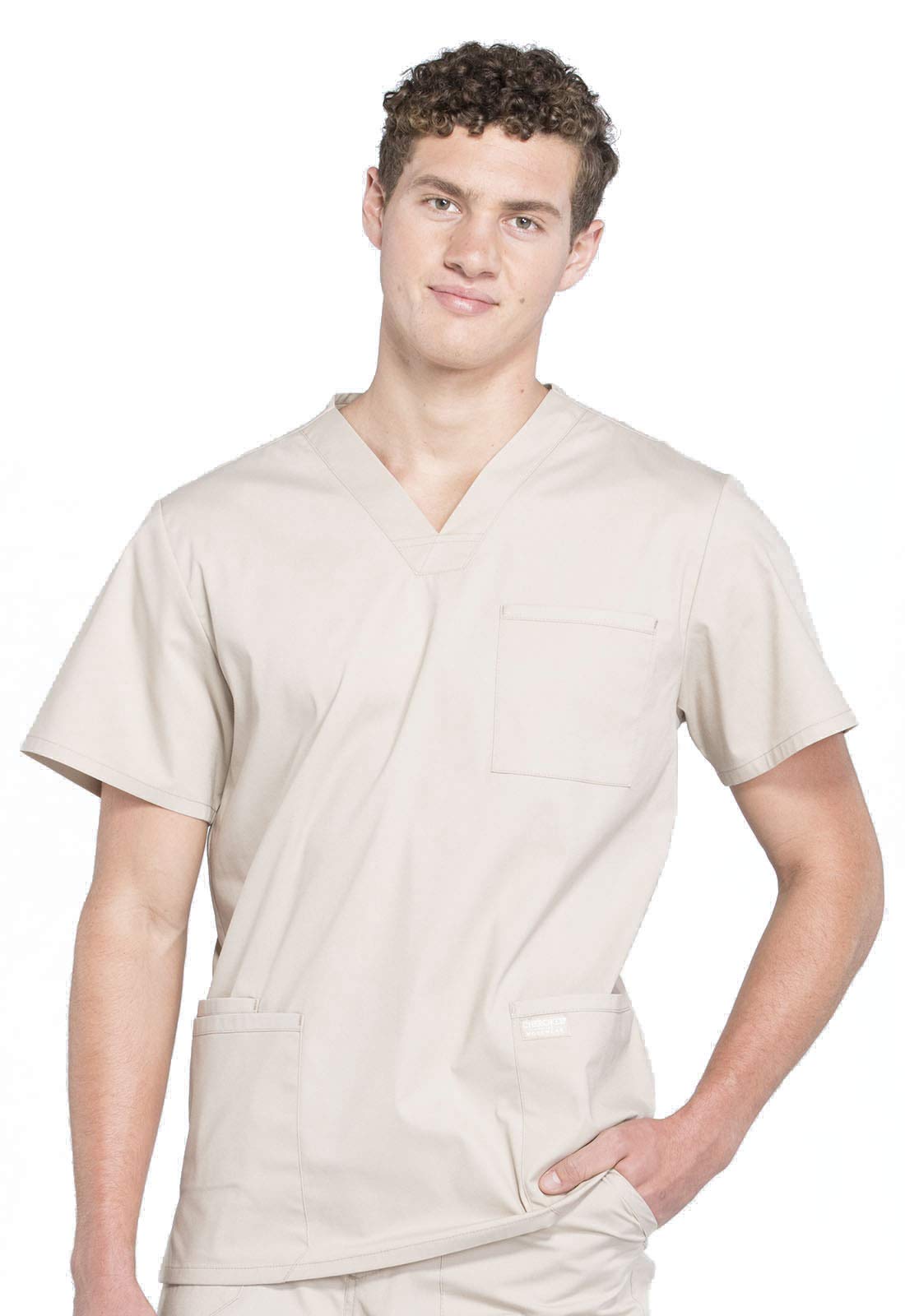 Cherokee Men's V-Neck Top Traditional fit with 4