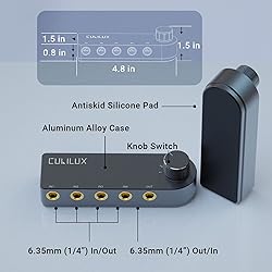 Cubilux Bidirectional 4-Channel 6.35mm Audio