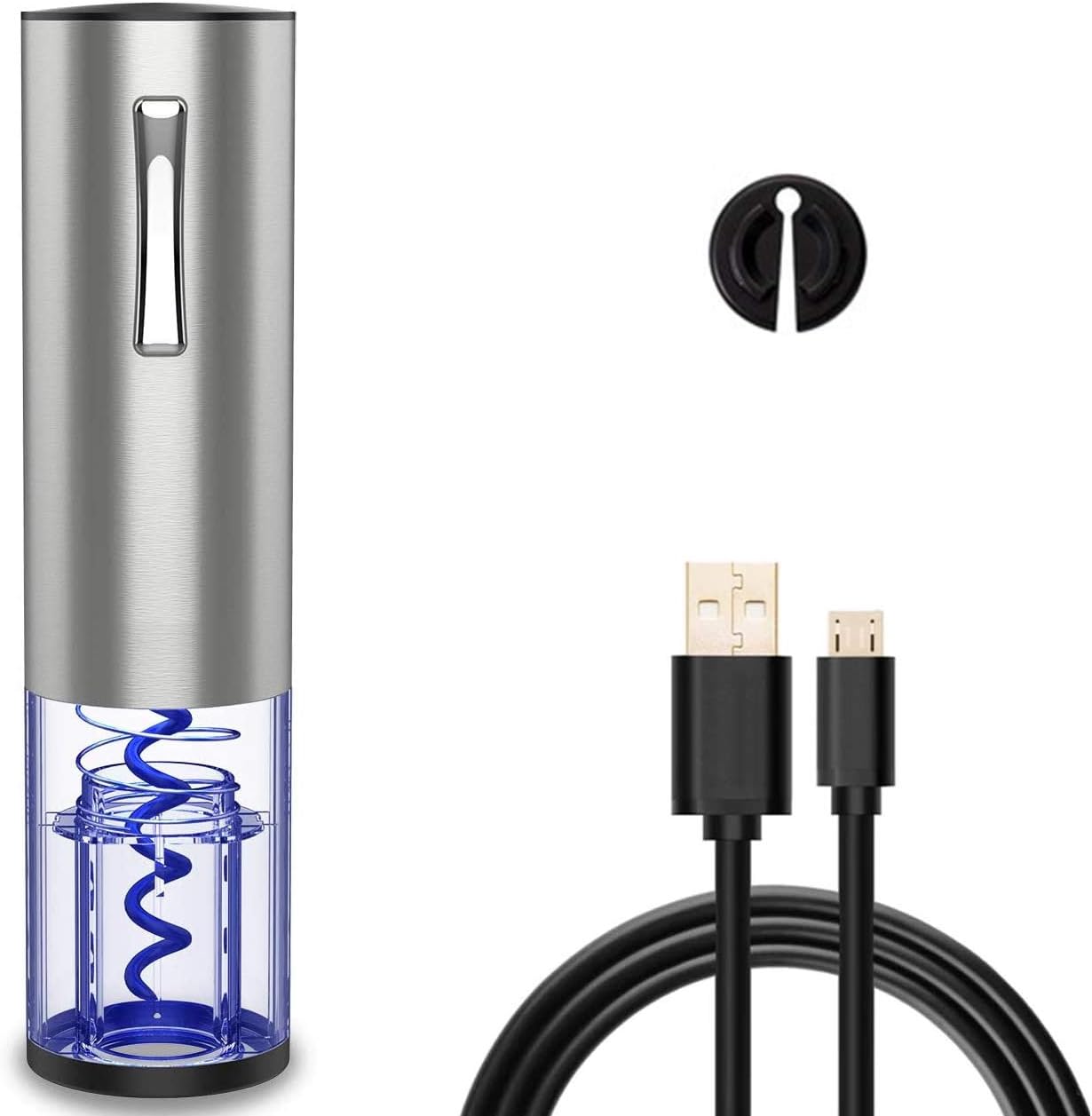 Nrpfell Electric Bottle Opener, Automatic USB Rechargeable Wine Bottle