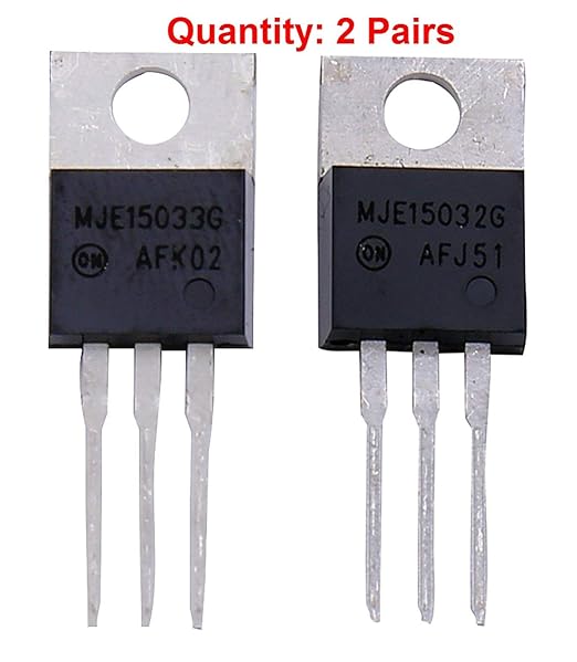 MJE15032G and MJE15033G Audio Driver Transistors Complementary Pair by