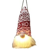 Christmas Glowing Gnomes Doll, Cute Christmas Doll Decoration, with LED Light Plush Elf Table Ornaments, Scandinavian…