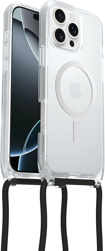 Capa React Necklace MagSafe para iPhone 16 Pro MAX, transparente