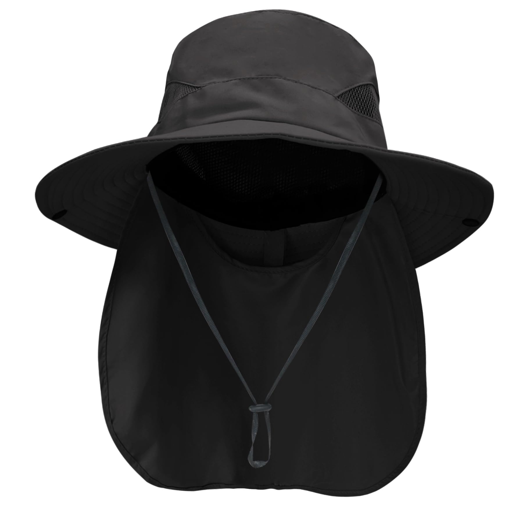 NPQQUAN Sun Hats for Men Women with Neck Flap UPF