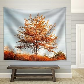 Autumn Landscape - Fabric Wall Tapestry Home Decor - 51x60 inches