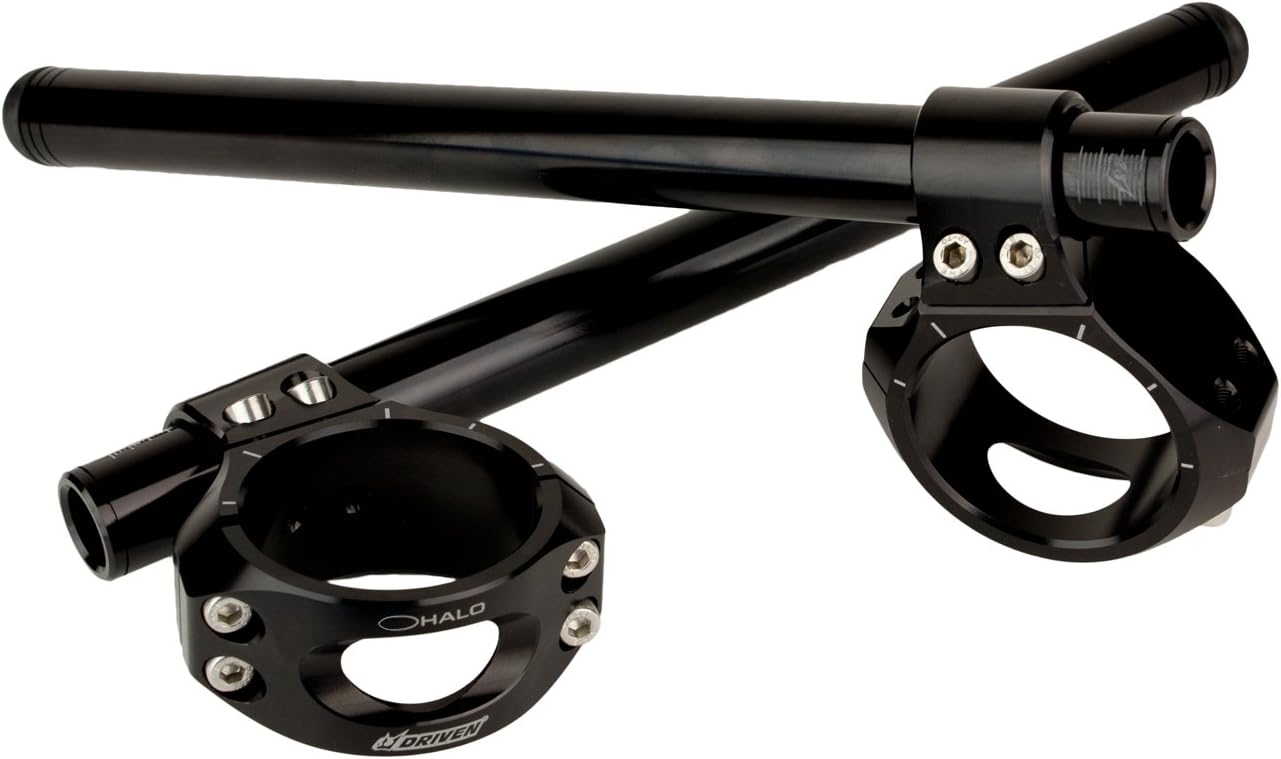 Driven Racing Halo 43mm Clip Ons Motorcycle Bars