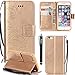iPhone 7 Leather Case,7 Phone Case,iPhone 7 Case, Effun iPhone 7 PU Leather Wallet Case Protective Flip Stand Cover for iPhone 7