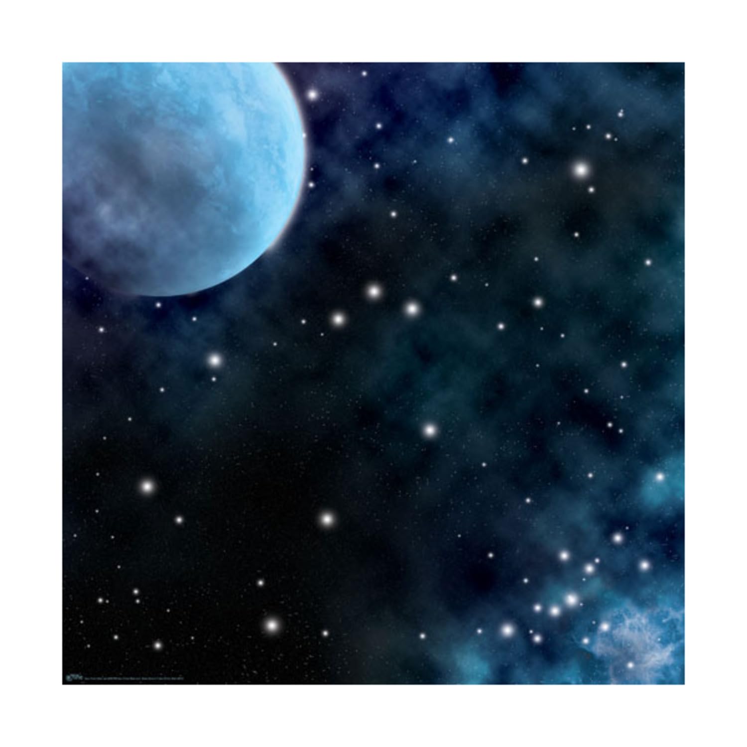 Battlefront Miniatura Frozen Planet Space Tapete de Juego, 36 x 36