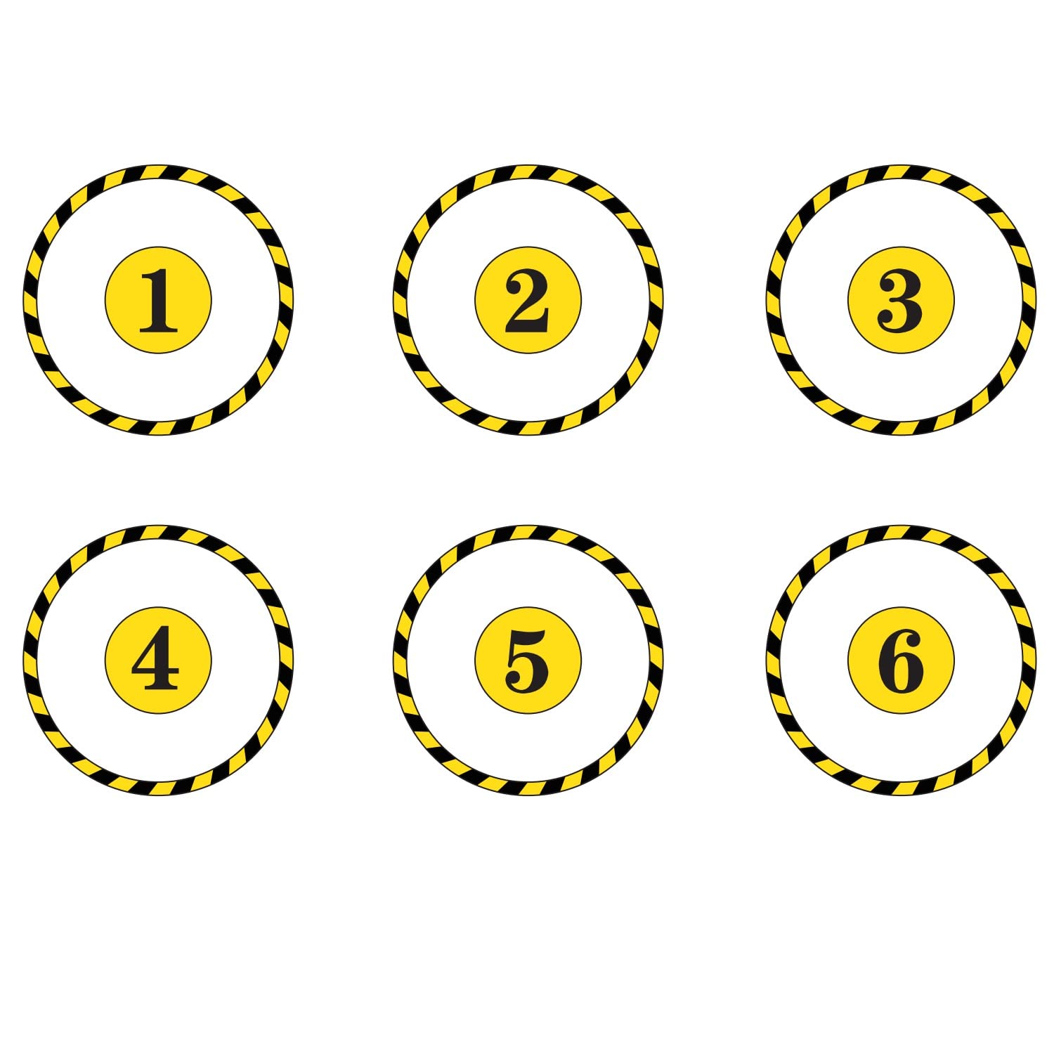 Jucoci Objective Point Markers 6PCS Set Objective Marker Compatible with WH40K KT Wargame (Miniature Not Included) (V1) — image 1