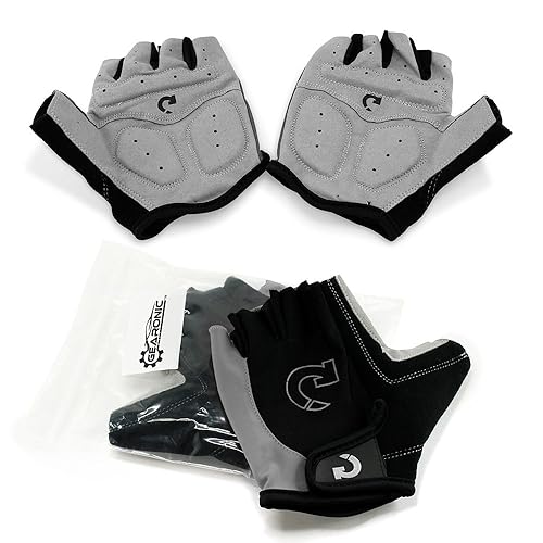 Guantes cortos deportivos acolchados de espuma a prueba de golpes Gearonic Cycling