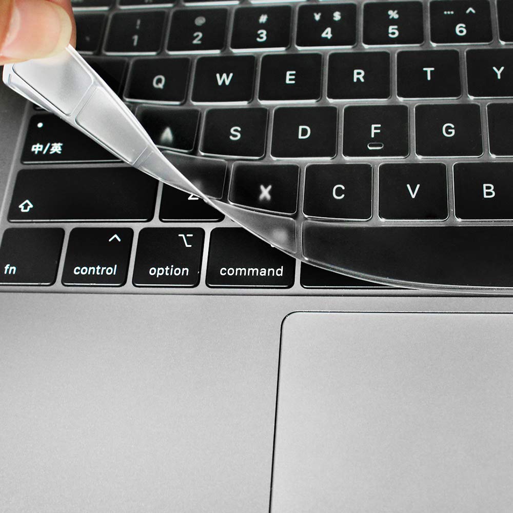 Se7enline Compatible with MacBook Air 13 inch and MacBook Pro with Retina Display 13" 15" 17" Models: A1369, A1466, A1502, A1425, A1398,2009-2016,Clear Keyboard Cover TPU (US Layout)