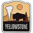 Vagabond Heart Yellowstone National Park Enamel Pin - Yellowstone Souvenir - Yellowstone Pin