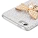 Ipod Case,I Touch Case,Touch 5 Case - Mavis's Diary New 3d Handmade Luxury Crystal Bow Bling White Case Cover Hard for Ipod Touch 5 5th Generation with Soft Clean Cloth (Bow)