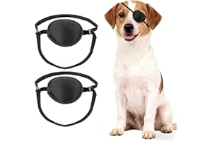Dog Eye Patch, Adjustable Small Dog & Cat Protective Eye Cover for Injuries & Surgery Wounds