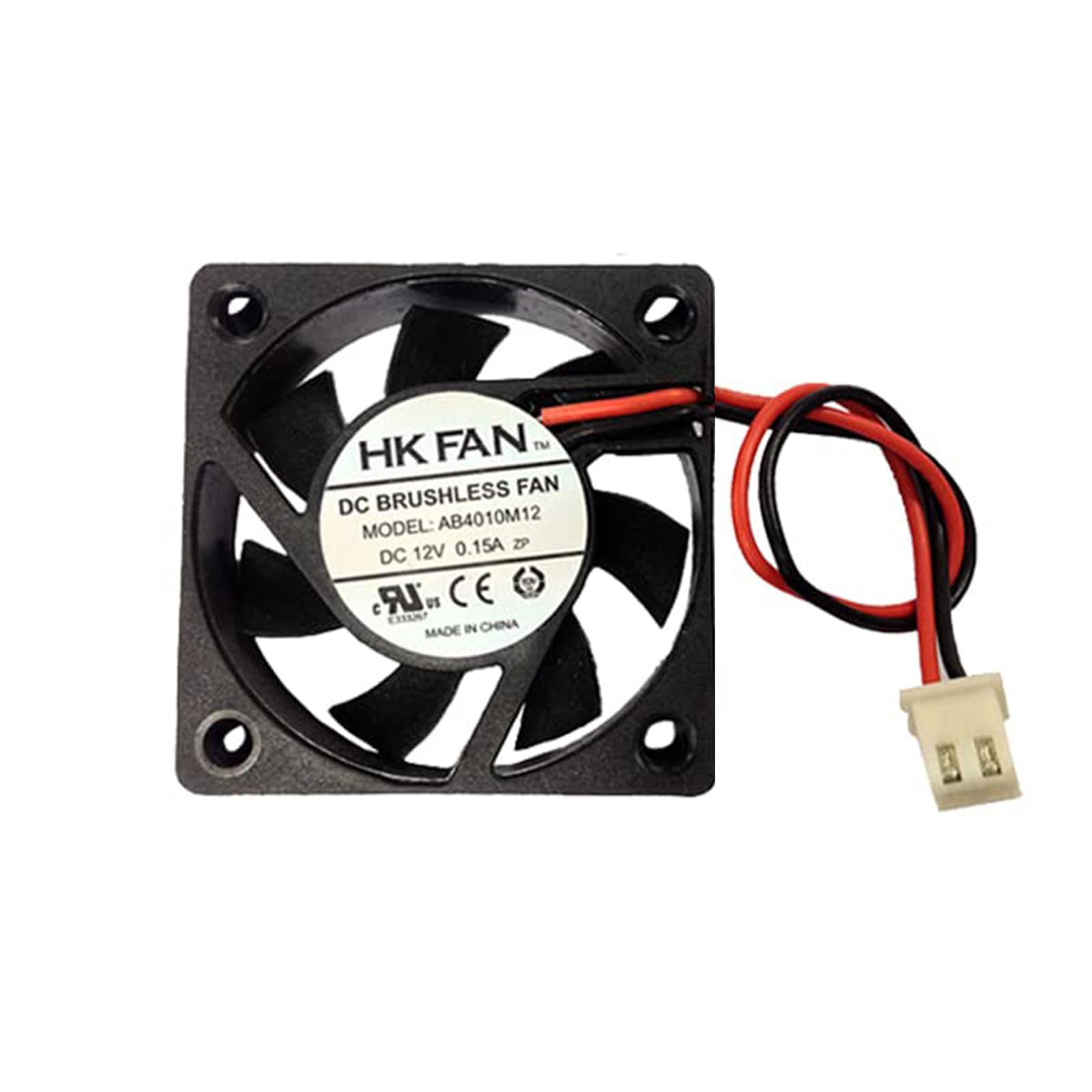 40mm x 40mm x 10mm 4010 12V 0.15A DC Brushless Ball Bearing Cooling Fan 2pin