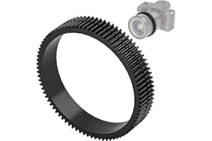 NEEWER PG008 Seamless Follow Focus Gear Ring 0.8 MOD for ø59-61mm Lens, Compatible with SmallRig Compatible with Tilta NEEWER