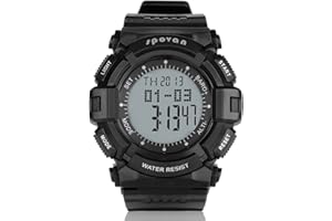 CakCity Military Watches for Men Waterproof Altimeter Tactical Army Outdoor Watches with Barometer Pedometer Thermometer