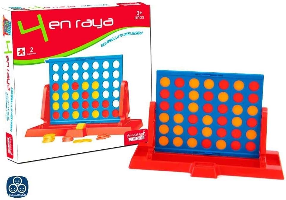 JUINSA - Juego 4 en Raya, 31 x 31 cm (9851): Amazon.es: Juguetes y juegos