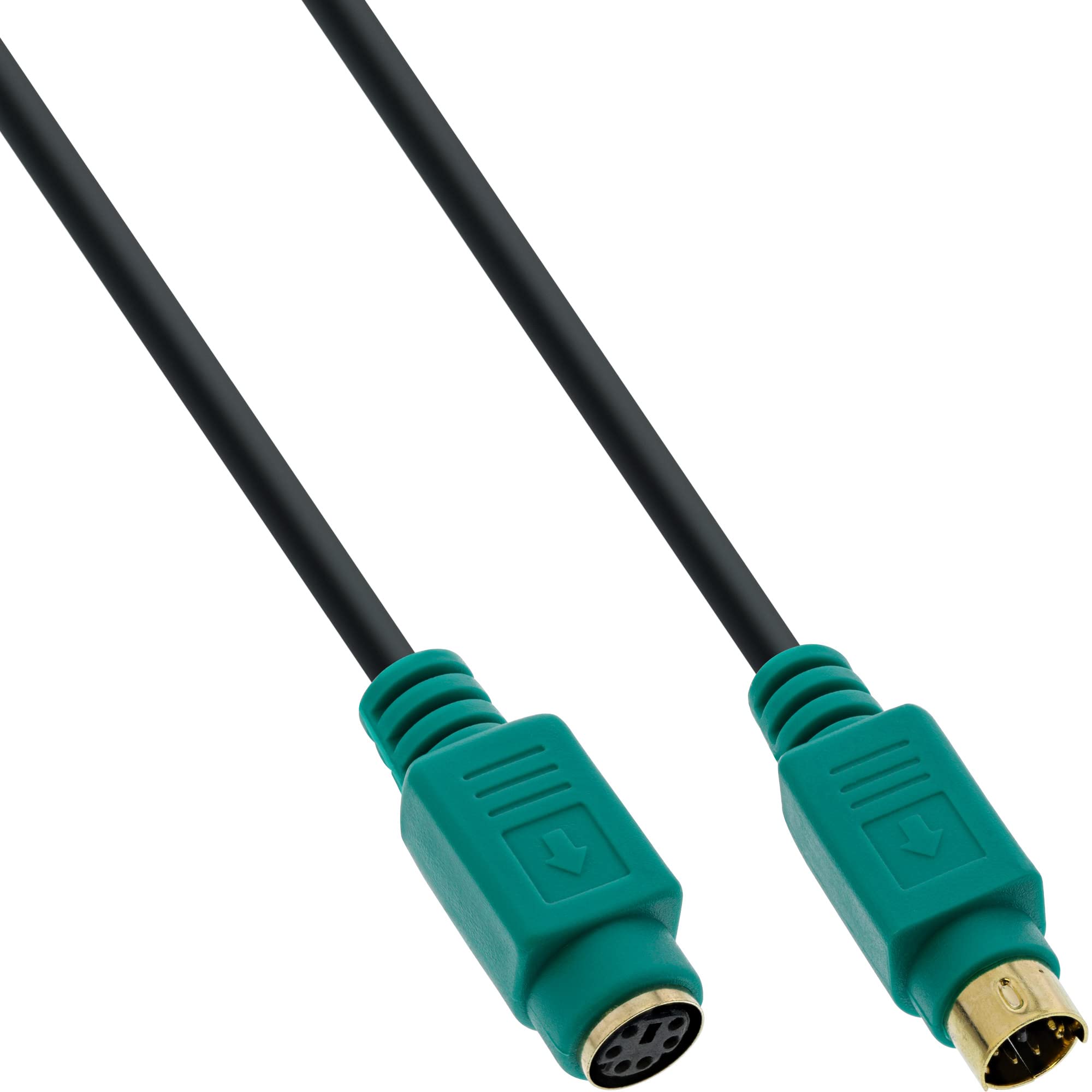 InLine 13343H PS/2 Extension Male/Female 3 m PC99 Green Plug Premium