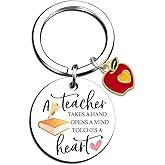 Lelekdo Valentines Day Gifts for Teachers Best Teacher Gifts from Students Teachers Christmas Thanksgiving Gift for New Teacher Keychain