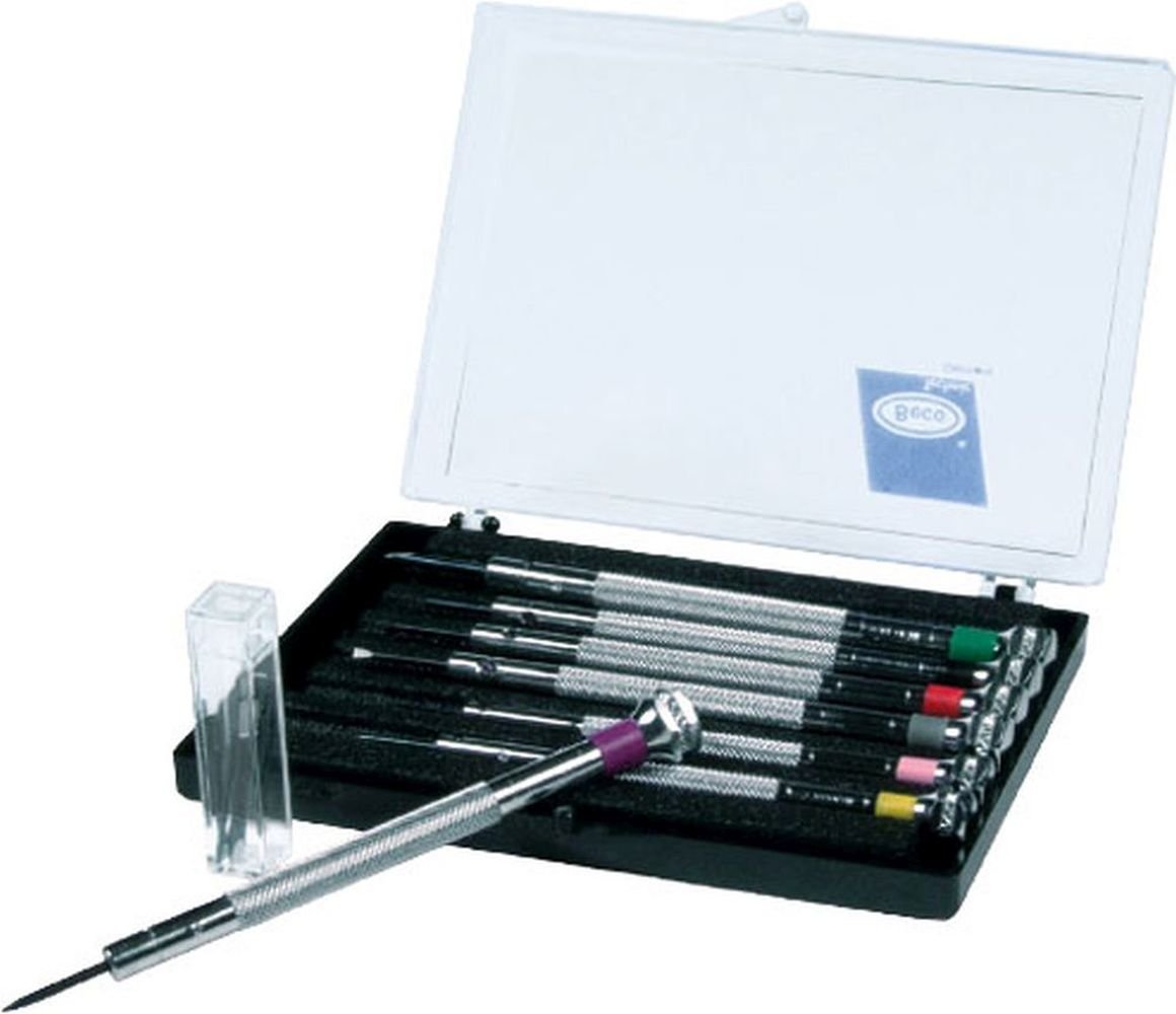 Set of 7 Watchmaker Screwdrivers from Beco