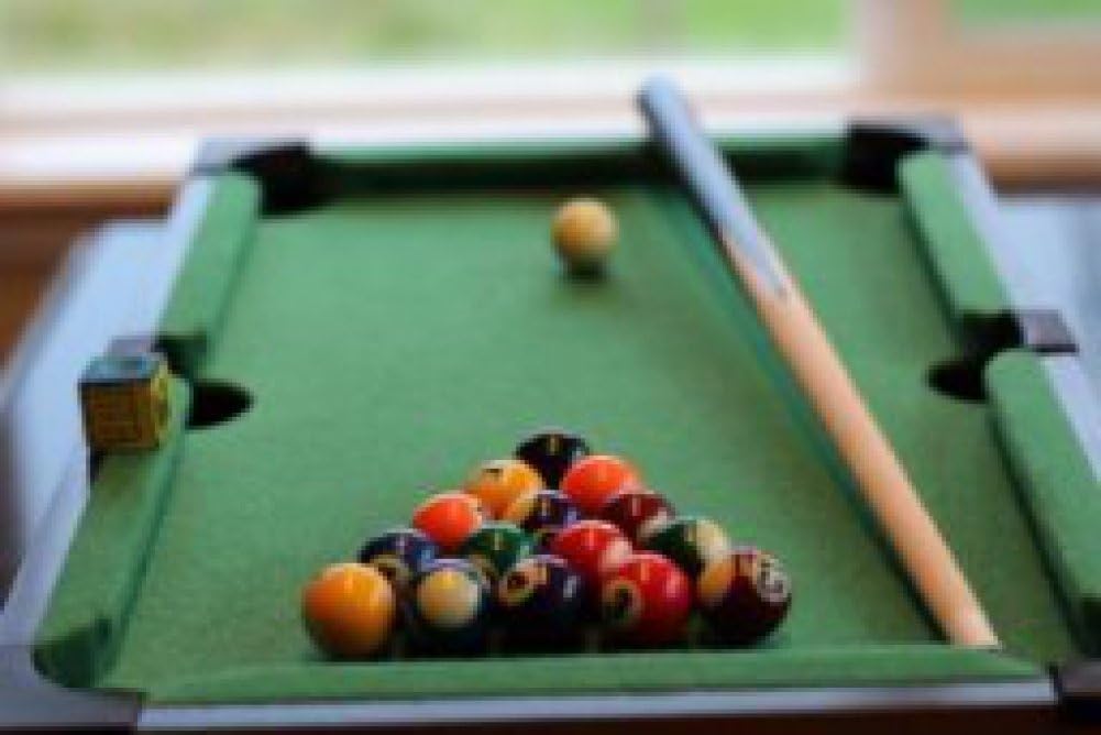 Mini Pool-Billiard Table : Sports & Outdoors