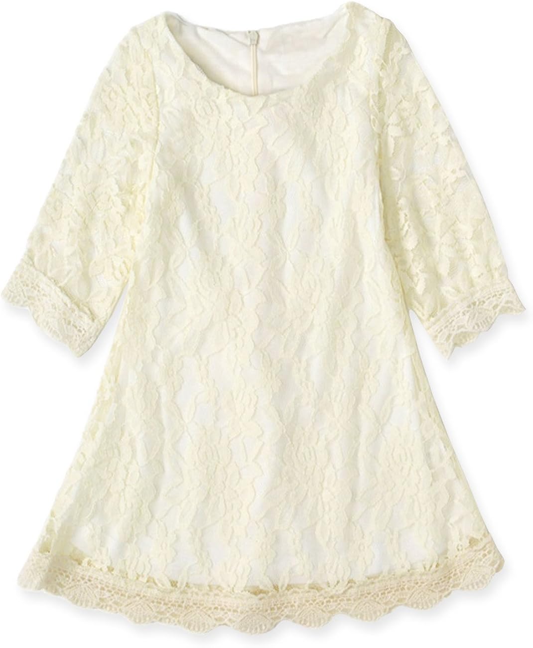 white cotton flower girl dresses