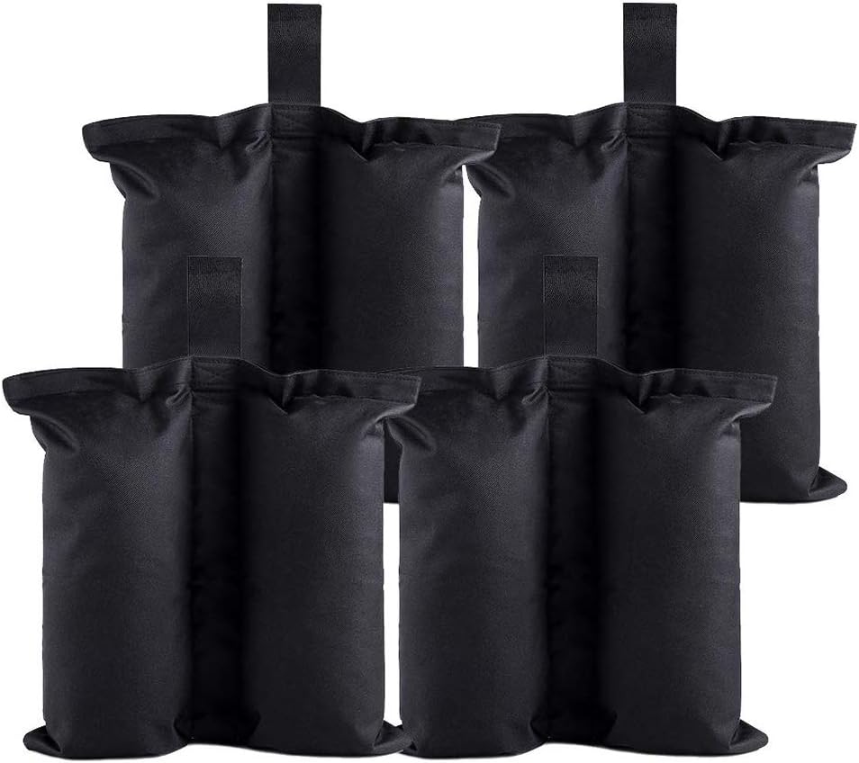 Onnicno Canopy Tent Weights Bag 4PCS-Pack Leg Weights for Pop Up Canopy Tent Weights Sand Bag Outdoor Instant Canopies