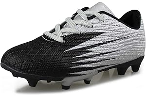 Hawkwell Kids Outdoor Firm Ground Turf Soccer Shoes(Toddler/Little Kid/Big Kid)