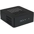 Goodisory TA80 Black Aluminium Desktop HTPC Mini-ITX Computer Chassis Support DC Pico PSU…