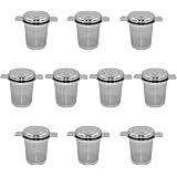 Filtre à Thé Inox 2 Pièces - Infuseur Réutilisable Pour Théière - Diamètre 6,9cm