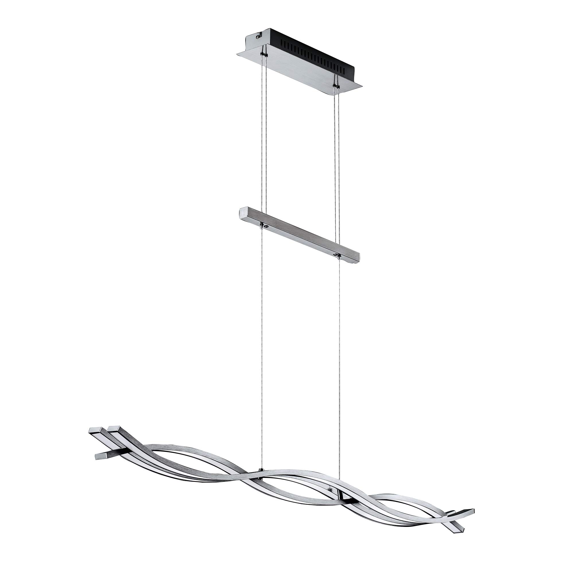 BRILONER Leuchten LED Pendant Light, Pendant lamp, dimmable via Wall Switch, 1890 lumens, 6 W, Aluminium