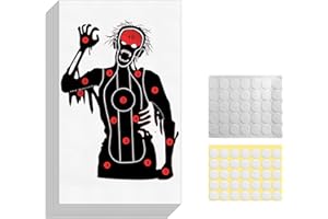 JZBVAN 30 Pcs Shooting Targets for The Range - 20 x 12 Inches Zombie Archery Targets Paper, Bow and Arrow Targets Paper for Backyard, for Indoor Outdoor Practice & Shooting