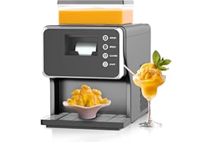 TMWINGS Shaved Ice Machine with Rapid Cooling, Slushie Machine, No Ice Needed Slushy Machine for Home & Auto-Cleaning, Snowflake Ice Machine for Frozen Margaritas, Frappes and Milkshake