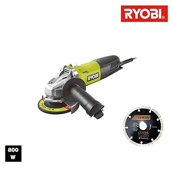 Winkelschleifer RYOBI 800 W 125 mm rag800 – 125 GD1