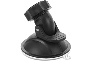 NULYLU Car Dash Cam Holder 360° Adjustable Ball Head Suction Cup Mount for Windshield Driving Recorder