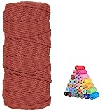 FLIPPED 100% Natural Macrame Cord,3mm x109 Yards