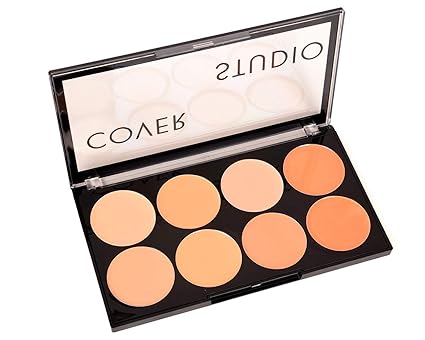 Swiss beauty Oil and Wax Free Cover Studio Ultra Base Concealer For Face Makeup Palette
