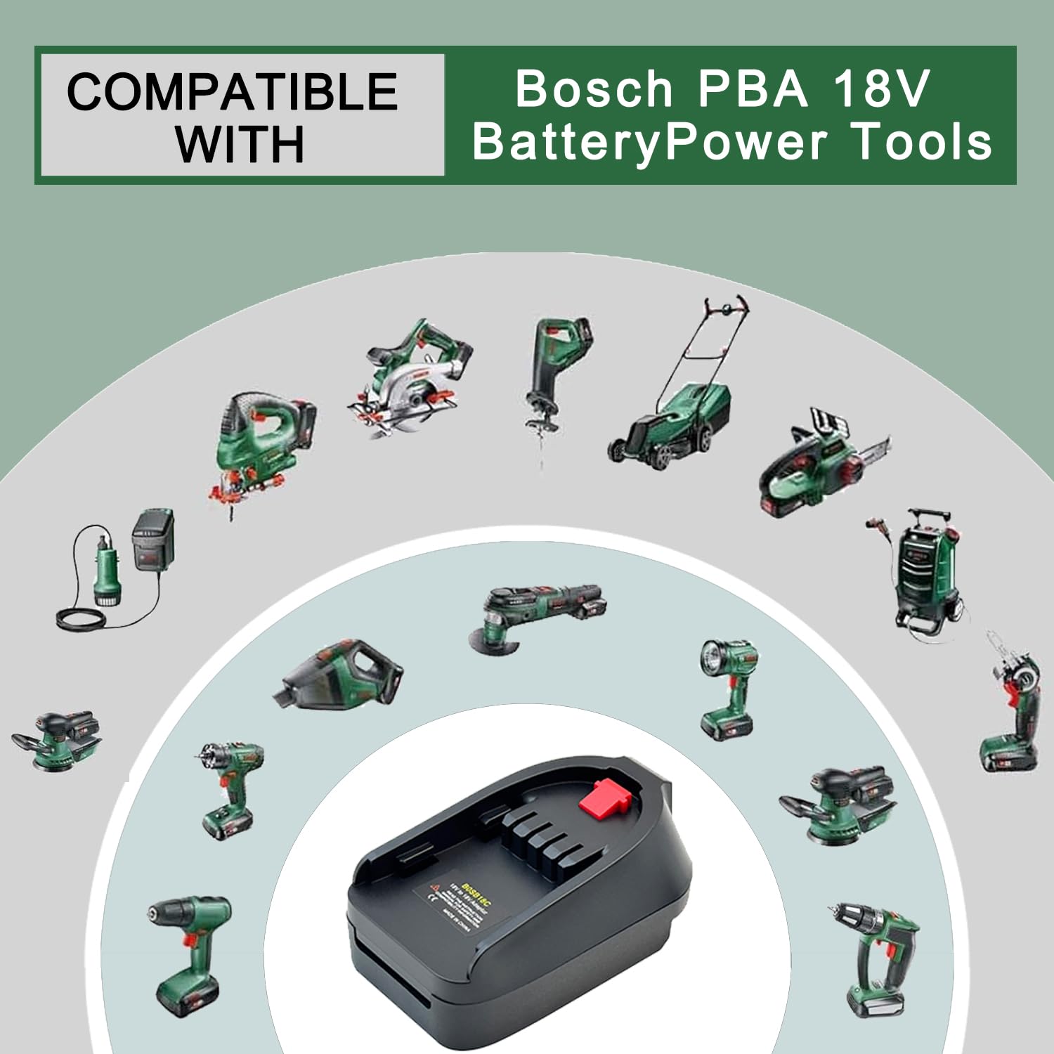 Angelkiss Adapter for Bosch Professional 18 V 5.0 Ah 2.5 Ah System GBA 18 V Conversion to Bosch Pack. 5