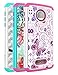 Moto Z Force Case, Moto Z Force Droid Case, Style4U Shockproof Cute Owl Studded Rhinestone Crystal Bling Hybrid Armor Case for Motorola Moto Z Force, Moto Z Force Droid with 1 Stylus (White Teal)