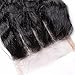 Freyja Hair Brazilian Virgin Hair Human Hair Closure With Baby Hair Deep Wave Top Lace Closure Part 8-20