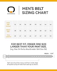 CHAOREN Mens Belts Leather for Gift Men