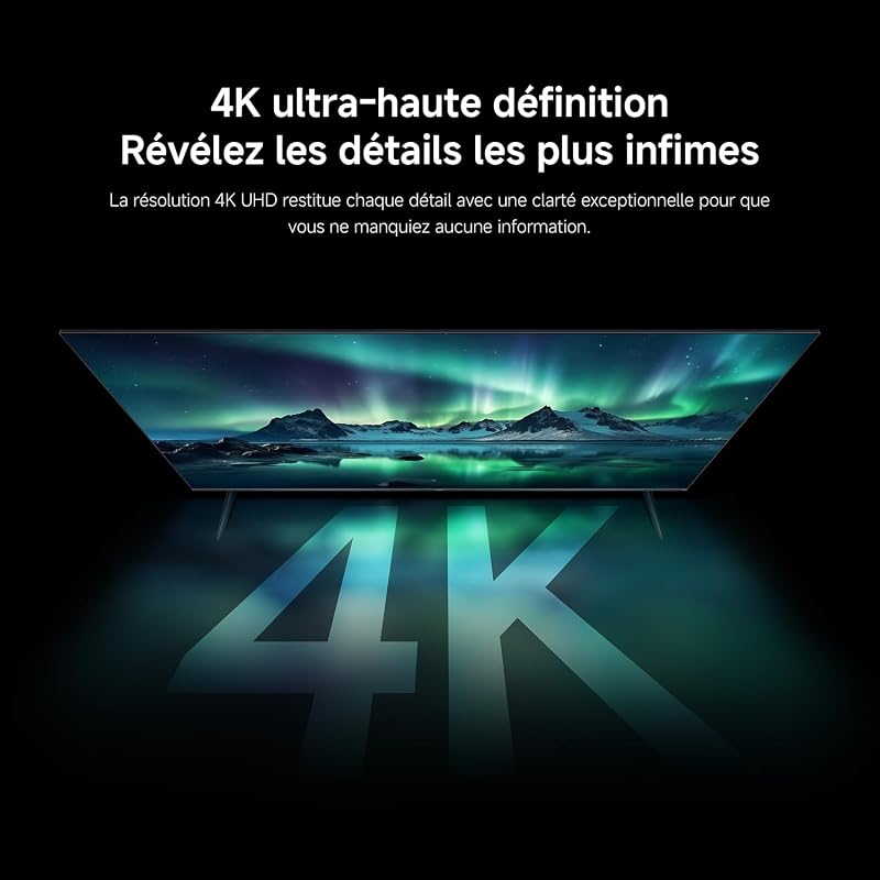 TV F Pro 75, 190 cm (75 Pouces), 4K UHD QLED, Smart TV, Fire OS8, Contrôle Vocal Alexa, HDR10+, 60Hz avec 120Hz Game Boost Mode, MEMC, 2Go+32Go, Compatible avec Apple AirPlay