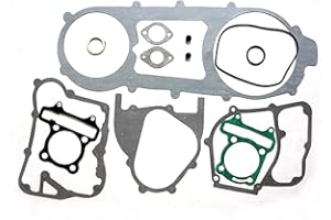 KIDS ATV PARTS INC Complete Long Case Engine Gasket Set for GY6 150 150cc ATV Quad Scooter Moped Go Kart 157QMJ 13 Pieces