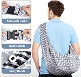 Adiwo Puppy Carrier Reversible Hands-Free Dog Sling Small Medium Cats view 5
