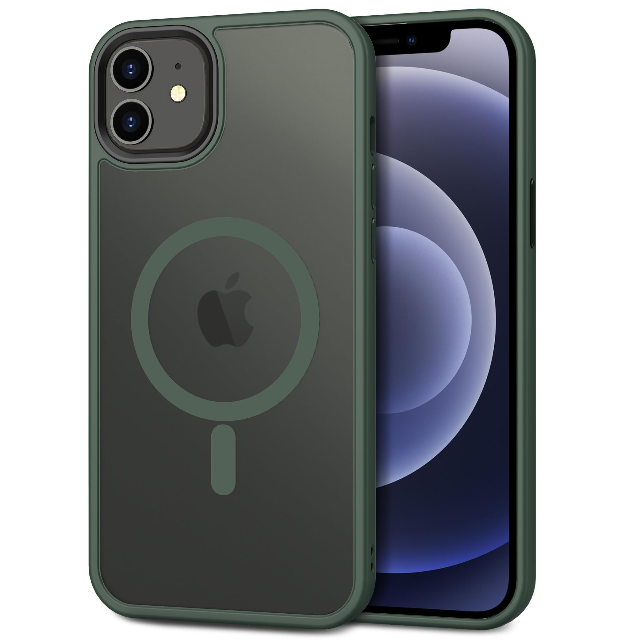 CACOE Magnetic Case for iPhone 14 Pro 6.1 inch, Dark Green