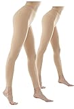 Women's 80Denier Semi Opaque Solid Color Footless